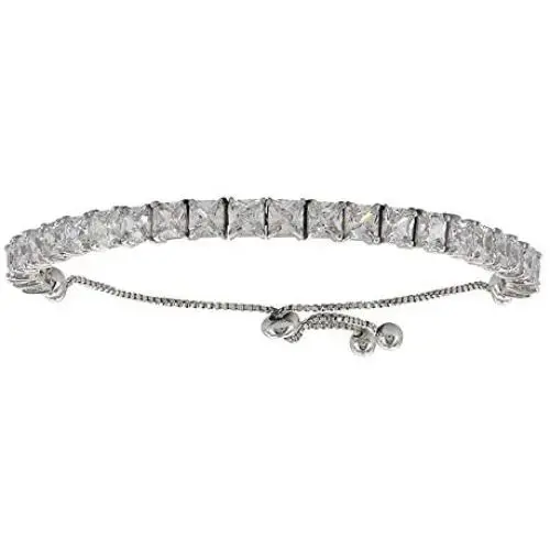 Montana Silversmiths Squarely a Tennis Bolo Bracelet Montana Silversmiths Squarely a Tennis Bolo Bracelet