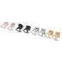 Stainless Steel Simple Punk Lightning Bolt Flash Thunder Button Stud Earrings Women Mens Cool Party Jewelry Stainless Steel Simple Punk Lightning Bolt Flash Thunder Button Stud Earrings Women Mens Cool Party Jewelry