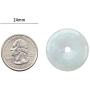 Dahlia Circle/Donut/Coin Jade Pendant Necklace Genuine Certified Grade A Jadeite
