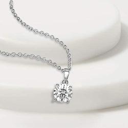 Natural Diamond Pendant 1/20 to 3/4 Carat Diamond Pendant Necklace 14K Gold Diamond Pendant Necklace For Women (Diamond jewelry For Women)