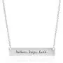 RIAH FASHION Simple Message Horizontal Bar Pendant Necklace - Inspirational Christian Religious Engraved Plate Delicate Chain Amazing Grace, Hope, Faith, Blessed RIAH FASHION Simple Message Horizontal Bar Pendant Necklace - Inspirational Christian Religious Engraved Plate Delicate Chain Amazing Grace, Hope, Faith, Blessed