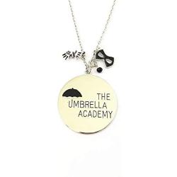 Wonderful Boutique TV Movies Show Original Design Quality Cosplay Double Sided The Umbrella Academy Charm Necklace Gifts for Girl Woman Men