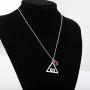 BAUNA Delta Sigma Theta 1913 Necklace Red Rhinestones DST Necklace Jewelry for Sorority Girls