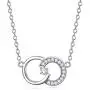Nature Diamond 1 Stone Circle Necklace for Women Sterling Silver, Anniversary Jewelry for Wife/Girlfriend, Love Gifts for Her (0.03ct) 16''-18'' Nature Diamond 1 Stone Circle Necklace for Women Sterling Silver, Anniversary Jewelry for Wife/Girlfriend, Love Gifts for Her (0.03ct) 16''-18''