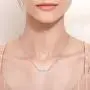 Zillaly 18K Gold Silver Rose Gold Plated Stainless Steel ECG Heartbeat Love ECG Necklace Female Jewelry Zillaly 18K Gold Silver Rose Gold Plated Stainless Steel ECG Heartbeat Love ECG Necklace Female Jewelry