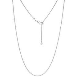 Adjustable Wheat Chain Necklace, 925 Sterling Silver Necklace for Women, Bolo Necklace, Adjustable Chain For All Pendants