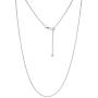 Adjustable Wheat Chain Necklace, 925 Sterling Silver Necklace for Women, Bolo Necklace, Adjustable Chain For All Pendants