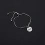 KUIYAI Vegetarian Jewelry 269 Pendant Bracelet Vegan Bracelet Herbivore Veg Symbol Bangle for Women