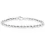 Miabella 925 Sterling Silver 4mm Classic Rope Chain Link Bracelet for Women Men, 6.5, 7, 7.5, 8, 8.5 Inch Made in Italy Miabella 925 Sterling Silver 4mm Classic Rope Chain Link Bracelet for Women Men, 6.5, 7, 7.5, 8, 8.5 Inch Made in Italy