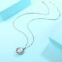 HXZZ Fine Jewelry Women Gifts 925 Sterling Silver Freshwater Cultured Teardrop White Pearl Pendant Necklace