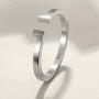 Black Bracelet Mens Cuff Bangle Bracelet with Stainless Steel and Spring-Clasp Cuff Bangle Bracelet Jewelry Gift for Men