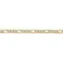 14k Yellow Gold 3.5mm Figaro Chain Necklace - with Secure Lobster Lock Clasp 14k Yellow Gold 3.5mm Figaro Chain Necklace - with Secure Lobster Lock Clasp