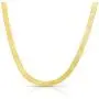 .925 14K Gold Plated Sterling Silver 3.2MM, 4.3MM, 6.8MM or 9MM Flexible Flat Magic Herringbone Chain Necklace .925 14K Gold Plated Sterling Silver 3.2MM, 4.3MM, 6.8MM or 9MM Flexible Flat Magic Herringbone Chain Necklace