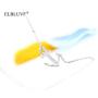 ELBLUVF 18k Silver Gold Rose Gold Plated Stainless Steel Women Sideways Anchor Pendant Necklace 18inches Choose Colors
