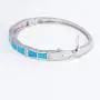 CiNily Bangle Bracelets for Women Rhodium Plated Opal Bracelet Jewelry Gift Gemstone Bangle Bracelet 8.85 inch CiNily Bangle Bracelets for Women Rhodium Plated Opal Bracelet Jewelry Gift Gemstone Bangle Bracelet 8.85 inch