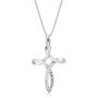 WINNICACA Luck Irish Celtic Knot Sterling Silver Cross Necklace Created Opal Faith Hope Love Jewelry for Women Teens Birthday Mothers Day Gifts for Her