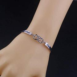 WENATA Sweet 16 Bracelet Sweet Sixteen Jewelry Its Amazing What Clever Girls Can Be Inspirational Bracelet Birthday Gift Women Girls Gift for Girls