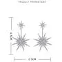 Starburst CZ Dangle Drop Earrings for Women Girls Sensitive Ear S925 Sterling Silver Stud Post Pin Fashion Lucky Star Dangling Hanging Earring Jewelry Hypoallergenic Gifts Bff Starburst CZ Dangle Drop Earrings for Women Girls Sensitive Ear S925 Sterling Silver Stud Post Pin Fashion Lucky Star Dangling Hanging Earring Jewelry Hypoallergenic Gifts Bff