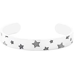 Arifoo Bracelets for Women Personalized Inspirational Jewelry Mantra Cuff Bangle Friend Encouragement Gift for Her