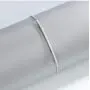 Carleen 14k Solid White Gold Diamond Dainty Bar Bracelet For Women Girls (0.216cttw, Clarity SI2, Color I-J), 7'' + 1.2'' Extender