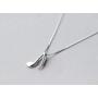 Blingsoul Music Note Sterling Silver Necklace - Music Pendant Chain Necklace Jewelry Gift for Women