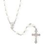 YWLI Rosary Beads Catholic, Confirmation Gifts for Teenage Girl, Cross Necklace for Women, Artificial Pearls Necklace Jewelry, Silver Alloy Necklace, Gifts for Women…