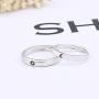 Couples Necklace Set Sun and Moon Engraved Simple Fashion Unique Magnet Attraction Design Romantic Love Stone Necklace Set for Him and Her Boyfriend Girlfriend Teens Women Men 2 pcs