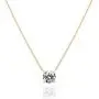 PAVOI 14K Gold Plated Swarovski Crystal Solitaire 1.5 Carat (7.3mm) CZ Dainty Choker Necklace | Gold Necklaces for Women