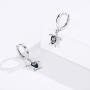 Turtle Earrings, 925 Sterling Silver Health and Longevity Sea Turtle Earrings Hypoallergenic,Sea Turtle Earings Cute Animal Jewelry Drop Dangle Earrings for Women