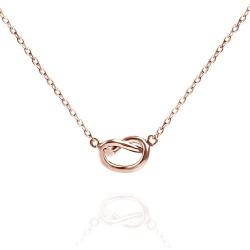 PAVOI 14K Gold Plated Infinity Necklace | Bridesmaids Gifts | Gold Necklaces for Women