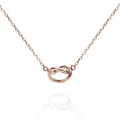PAVOI 14K Gold Plated Infinity Necklace | Bridesmaids Gifts | Gold Necklaces for Women