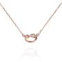 PAVOI 14K Gold Plated Infinity Necklace | Bridesmaids Gifts | Gold Necklaces for Women