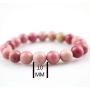 The Love Source Bracelet - Rhodochrosite Bracelet - Heart Chakra Bracelet - For Unconditional Love - Boosts Self-Confidence and Creativity - Love Bracelet - Stone Bracelet