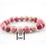 The Love Source Bracelet - Rhodochrosite Bracelet - Heart Chakra Bracelet - For Unconditional Love - Boosts Self-Confidence and Creativity - Love Bracelet - Stone Bracelet