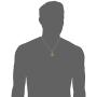 Star Wars Jewelry Unisex Rebel Alliance Stainless Steel Gold IP Small Chain Pendant Necklace (SALES1SWMD)