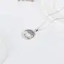 TRISHULA Sloth Necklace 925 Sterling Silver Cute Animal Sloth on Tree of Life Charm Pendant Jewelry Gifts for Sloth Lovers