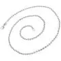 925 Sterling Silver Moon Cut Bead Chain Necklace, 2MM 3MM 4MM-Dog Tag Ball Link Necklace, Silver Beaded Necklace in,Rhodium and Yellow Gold,Men and Women, Silver Jewelry Gift, 16-36 925 Sterling Silver Moon Cut Bead Chain Necklace, 2MM 3MM 4MM-Dog Tag Ball Link Necklace, Silver Beaded Necklace in,Rhodium and Yellow Gold,Men and Women, Silver Jewelry Gift, 16-36