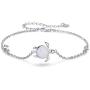 Cuoka Turtle Bracelet 925 Sterling Silver Opal Turtle Jewelry Sea Turtle Bracelet Ocean Nature Bracelet Turtle Gift for Her for Women