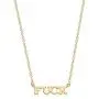 Mevecco Fuck Necklace 14K Gold Plated Inspirational Necklace Friendship Personalized Customization Necklace Jewelry Gift for Her Mevecco Fuck Necklace 14K Gold Plated Inspirational Necklace Friendship Personalized Customization Necklace Jewelry Gift for Her