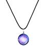 ZM168 Glass Pendant Necklace Starry Sky Jewellery Earth Fantasy Cosmic Element Jewelry