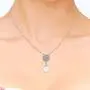 St.Claire Swarovski Crystals 18K Gold Plated Unique Pendant Necklace 925 Sterling Silver Necklace Birthstone Pendant Necklaces for Women with 5A Cubic Zirconia Christmas Jewelry Birthday Gift