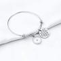 AKTAP Faith Bangle Real Mustard Seed Jewelry Inspirational Religious Gift If You Have Faith As Small As A Mustard Seed Nothing Will Be Impossible