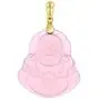 Laughing Buddha Light Pink Jade Pendant Necklace Rope Chain Genuine Certified Grade A Jadeite Jade Hand Crafted, Pink Jade Necklace, 14k Gold Finish Laughing Jade Buddha Necklace, Pink Jade Medallion, Mens Jewelry, Buddha Chain, Buddha Necklace