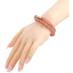 Swarovski Stardust Pink Double Wrap Bracelet 5089853