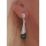 Elegant Rhinestone Crystal Drop Earrings