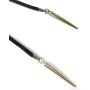 Yalice Black Velvet Choker Necklace Chain Long Gothic Rivet Necklaces Jewelry for Women and Girls