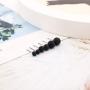 MISS RIGHT Hypoallergenic Lava Beads Ball Earrings Necklace, Lava Rock Stone Stud Dangle Hoop Earrings Dainty Thin Chain Diffuser Necklaces for Women Men Jewelry Gifts