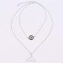 Olbye Silver Whale Tail Necklace Choker Layering Sunflower Necklace for Women and Girls Personalized Necklace Jewelry