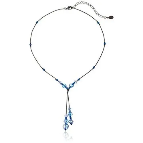 1928 Jewelry AB Beaded Adjustable Y-Shaped Necklace 1928 Jewelry AB Beaded Adjustable Y-Shaped Necklace
