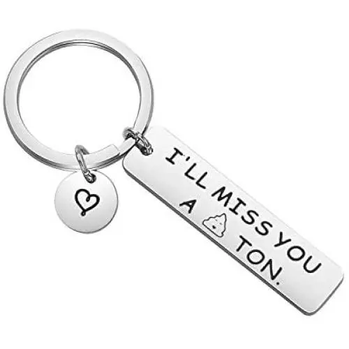 MAOFAED Long Distance Relationship Gift Going Away Gift Leaving Gift Miss You Gift Gift for Boyfriend I’ll Miss You A Ton